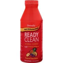 Detoxify Ready Clean - Травяное очищение Тропические фрукты 16 жидких унций buried treasure травяное железо 16 жидких унций