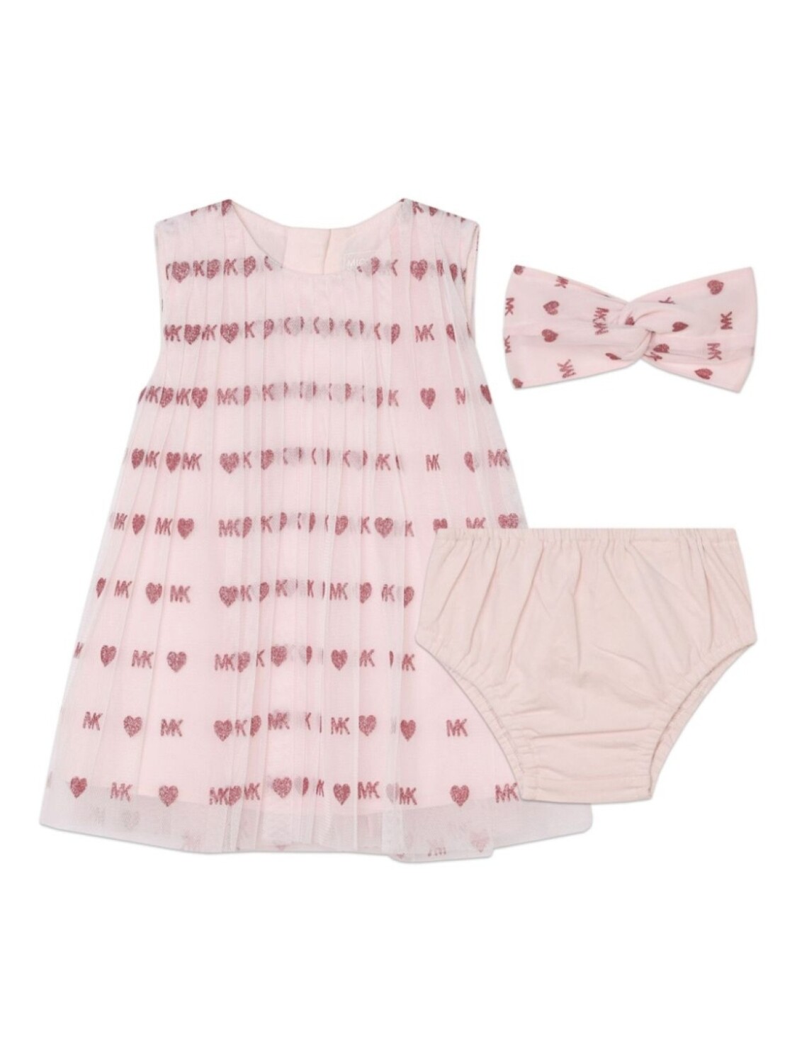 

Michael Kors Kids платье с блестками, розовый