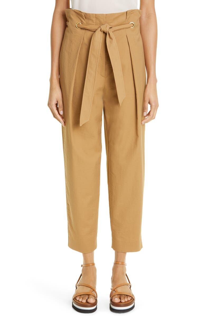 

Укороченные брюки Verna с поясом и высокой талией MAX MARA