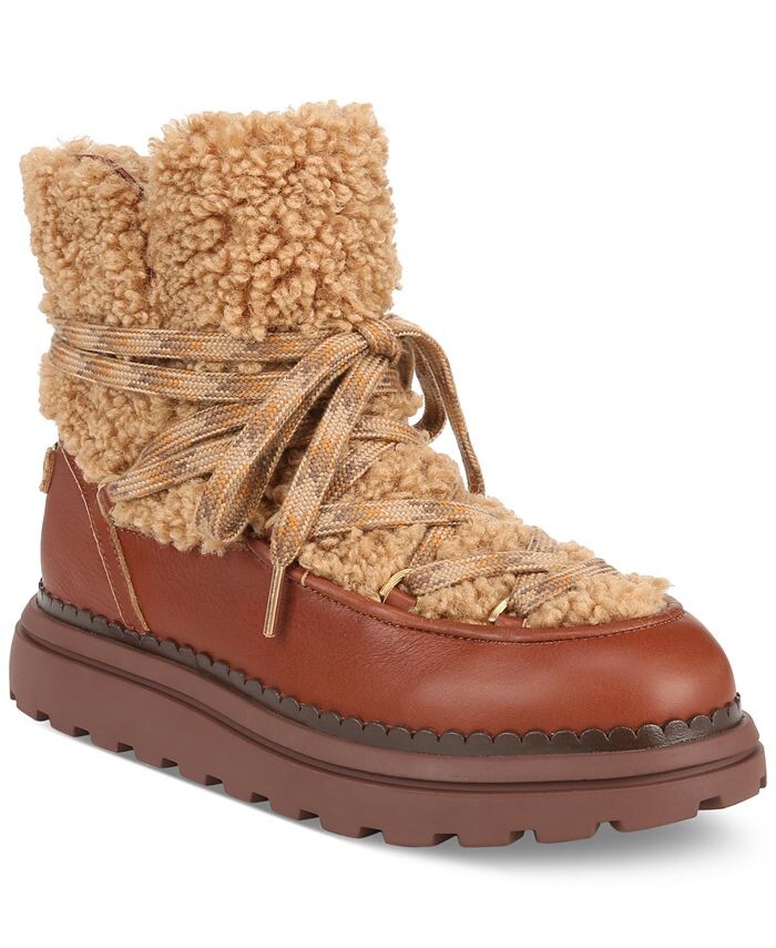 

Женские уютные ботинки на шнуровке Orelia Sam Edelman, цвет Ginger Bread/Acorn Brown