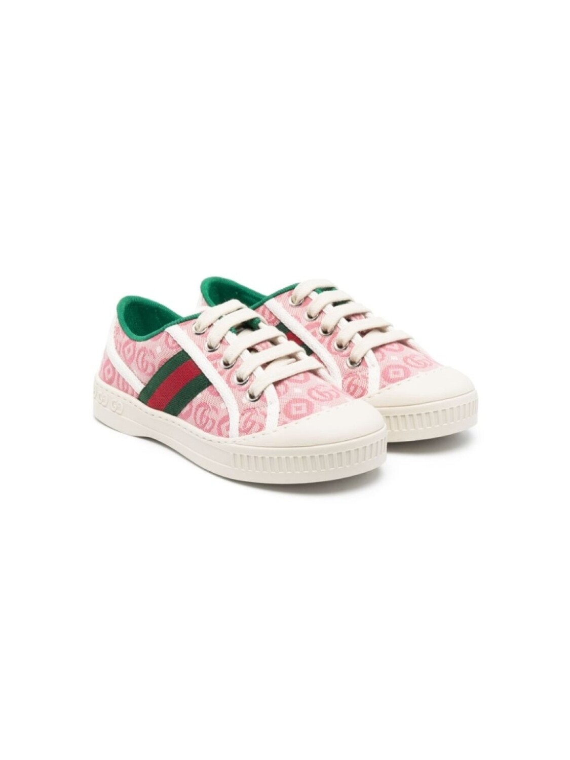 

Gucci Kids кеды GG 1977 Tennis, розовый