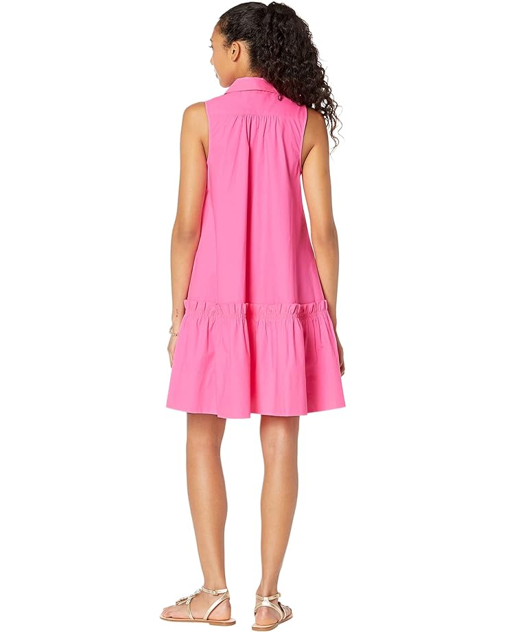 цена Платье Lilly Pulitzer Caylinn Stretch Cotton Dress, цвет Pink Isle