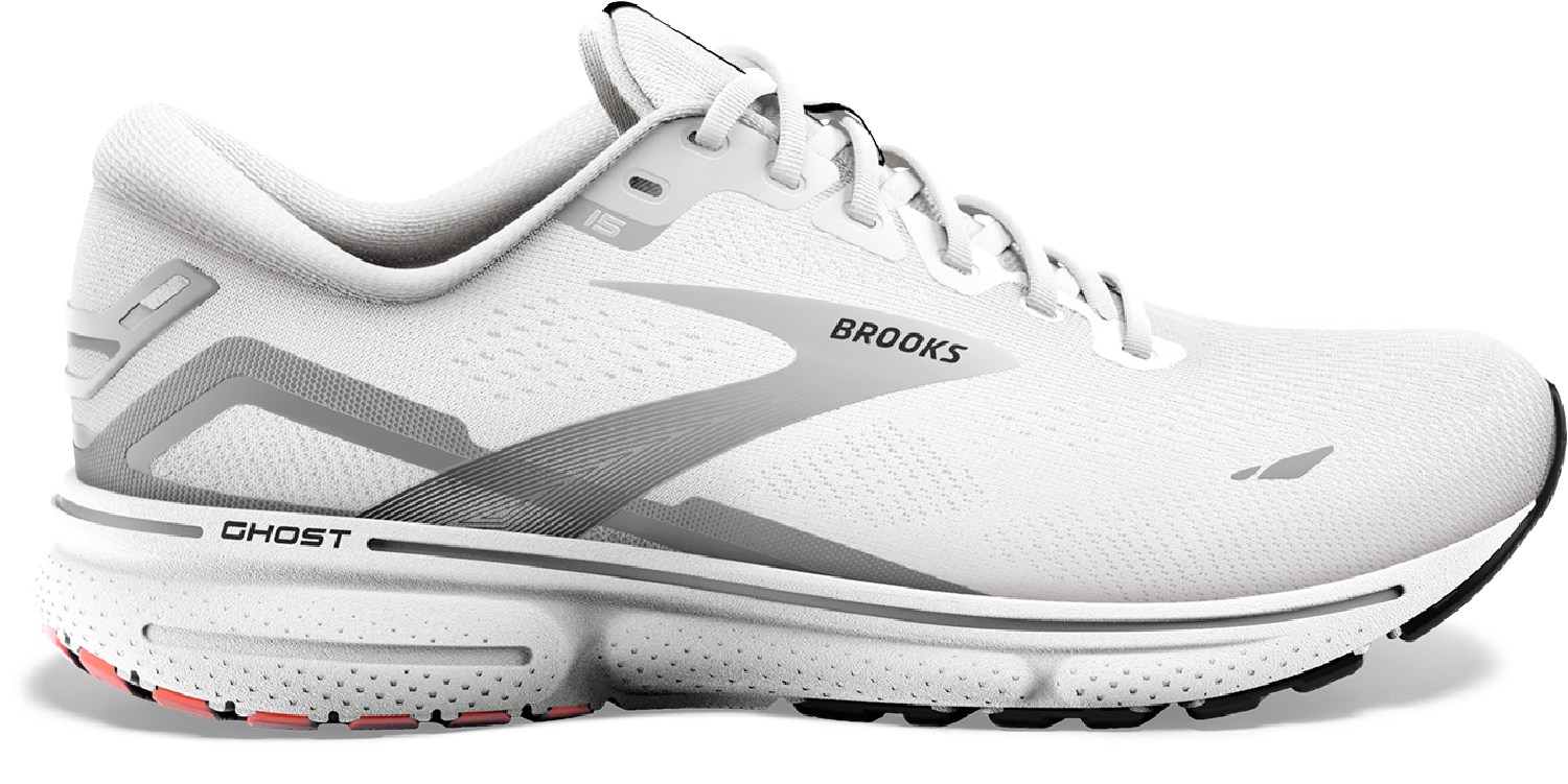 Brooks Ghost 15. Кроссовки мужские Брокс Медиум. Brooks Ghost 15 Flintstone/Peacoat/Oak. Белый Брук мужской.