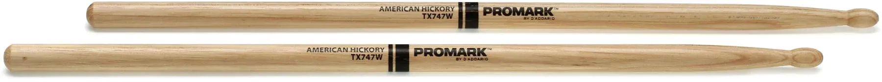 

Барабанные палочки Promark Classic Forward - 747 Rock Hickory - Деревянный наконечник