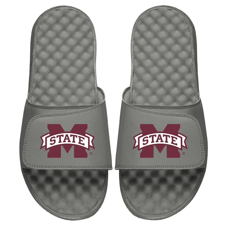 

Шлепанцы ISlide Mississippi State Bulldogs, серый