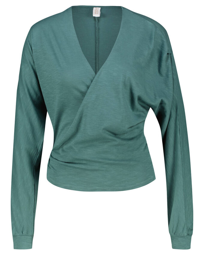 Куртка с запахом Mandala, синий новые женские колготки с запахом mandala зеленый