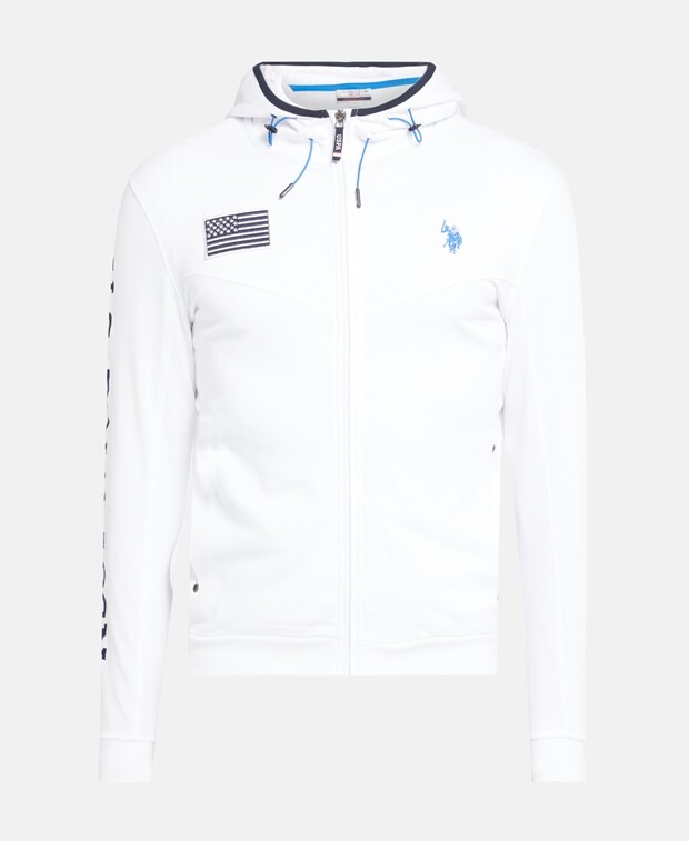 

Толстовка с капюшоном U.S. Polo Assn., белый
