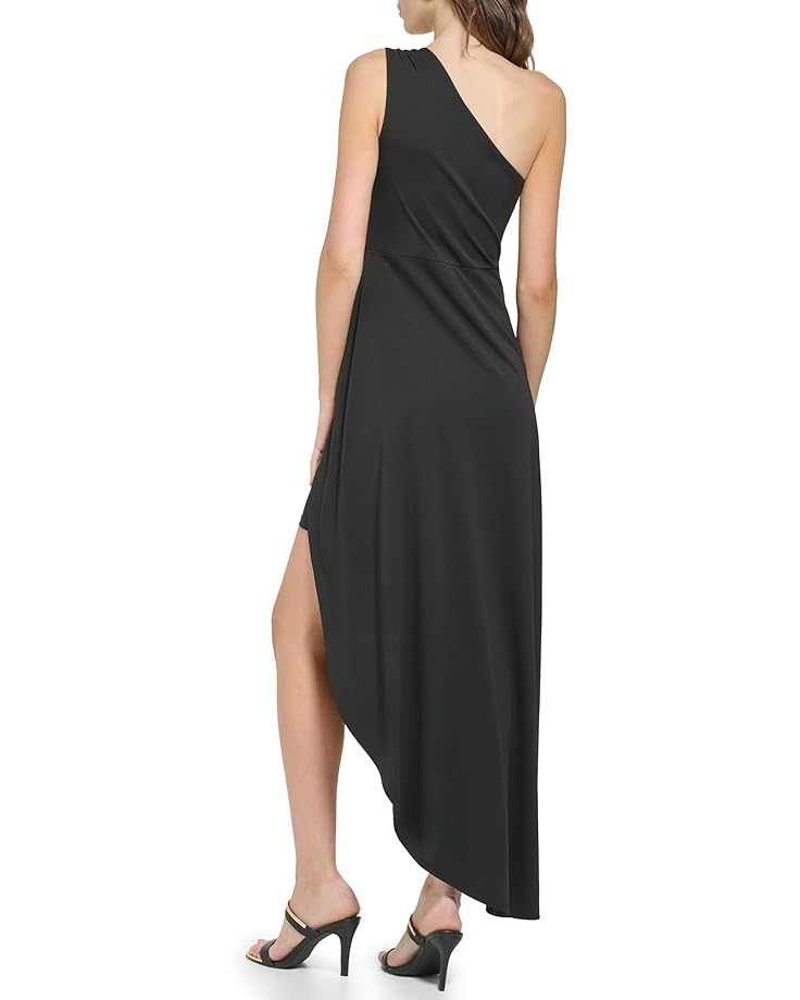 Платье DKNY Sleeveless Crisp Knit Dress, черный платье bcbgmaxazria sleeveless foiled knit dress цвет gunmetal black