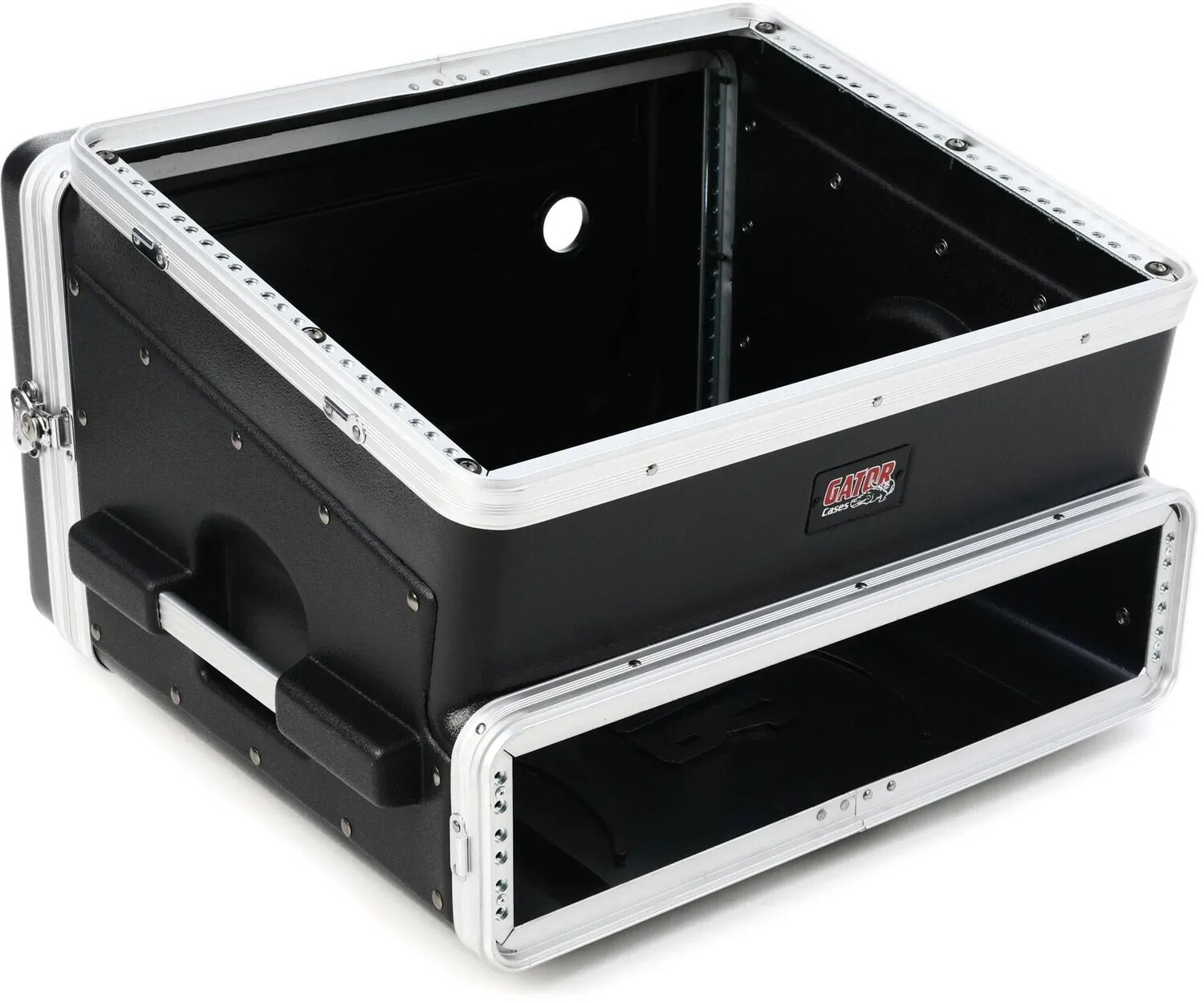 

Аудиостойка Gator GRC-8X2 8U верхняя/2U передняя консоль