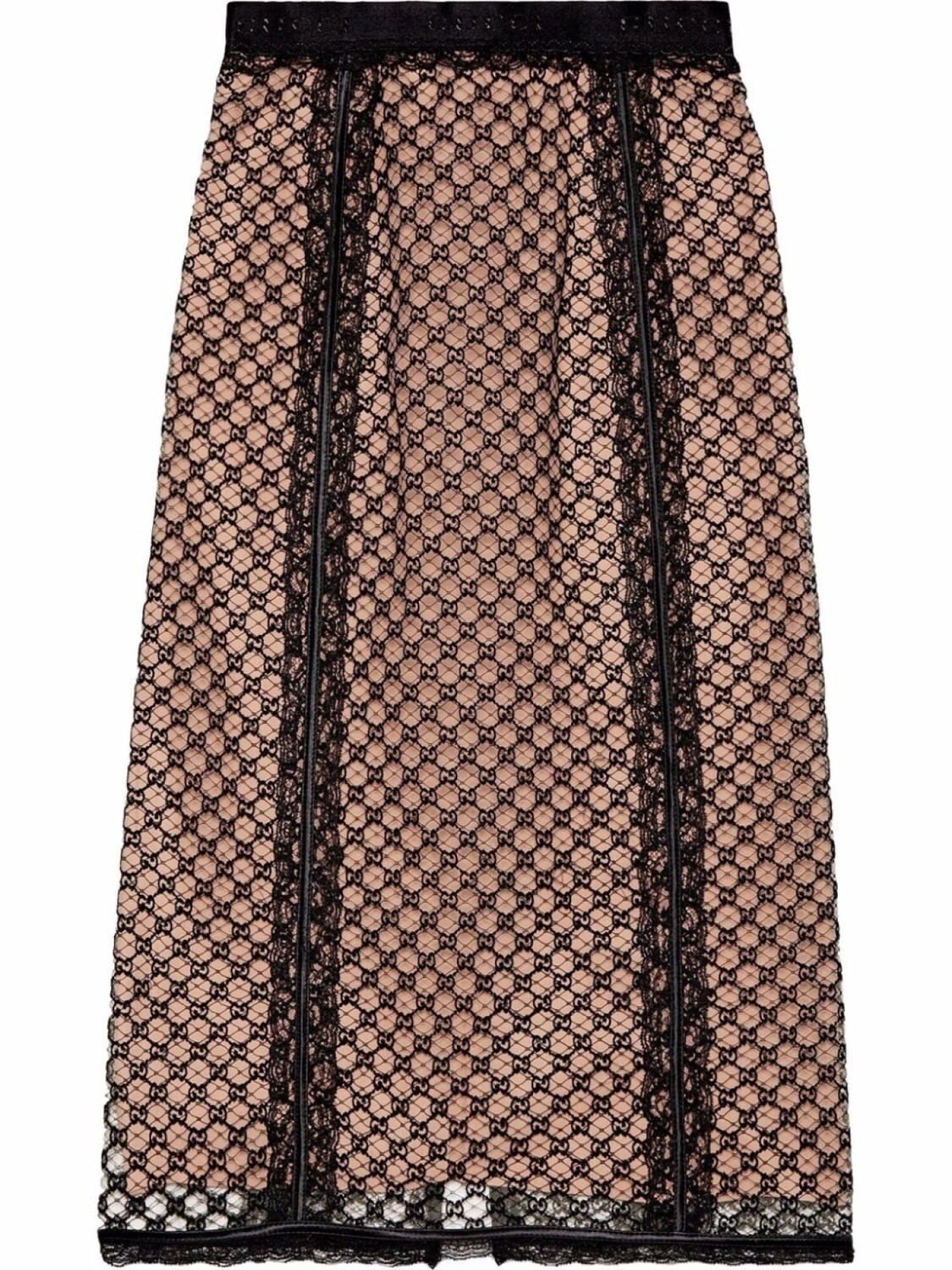 

Gucci юбка с логотипом GG, черный