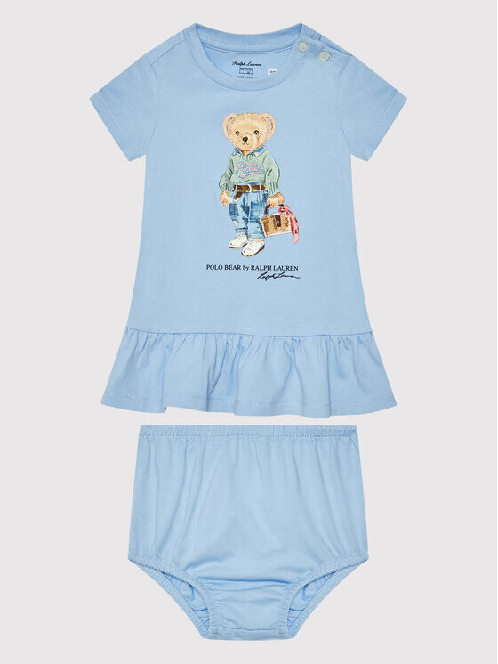 

Платье на каждый день, стандартного кроя Polo Ralph Lauren, синий