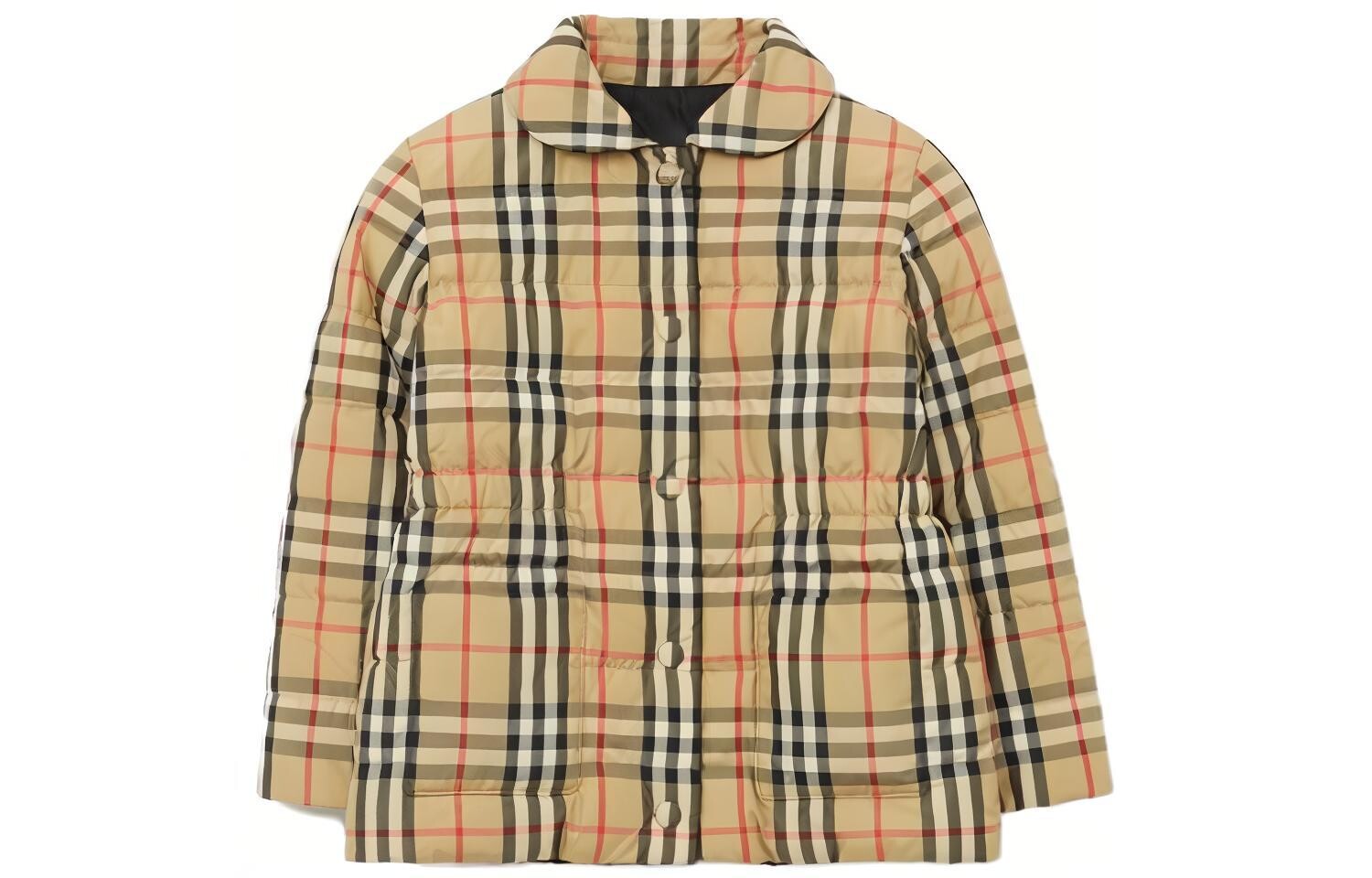 

Пуховик детский Burberry, бежевый