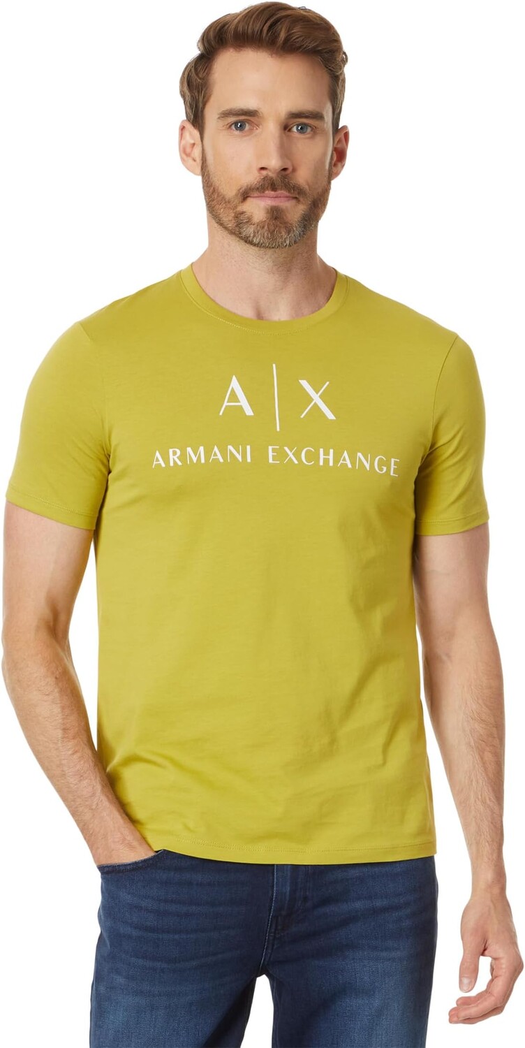 

Футболка с логотипом Armani Exchange, цвет Oasis