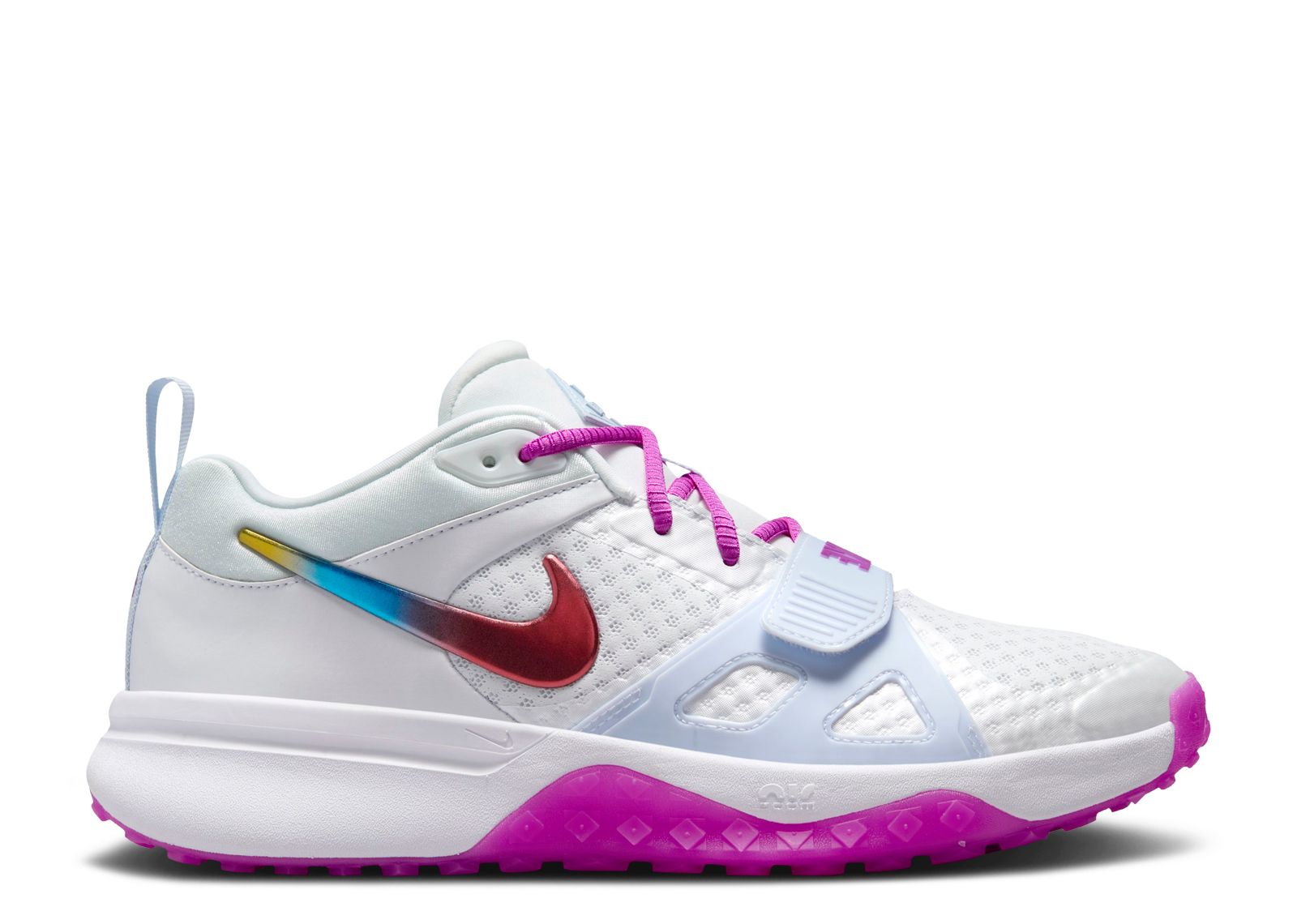 

Кроссовки Nike Air Zoom Diamond Elite Turf 'Rainbow', белый, Белый;серый