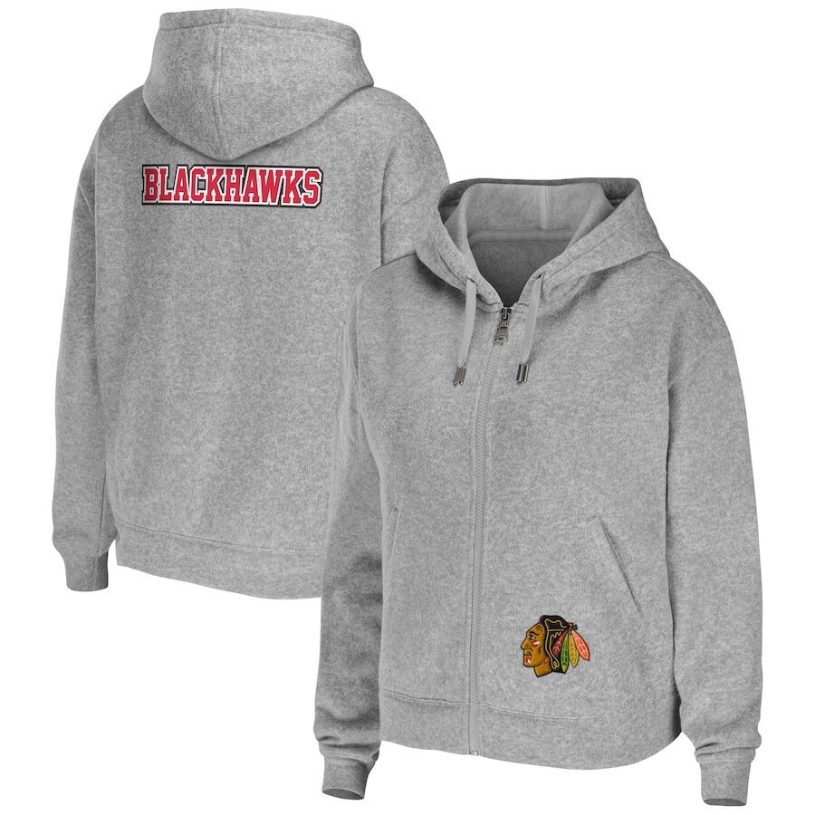 

Толстовка на молнии WEAR by Erin Andrews Chicago Blackhawks, серый