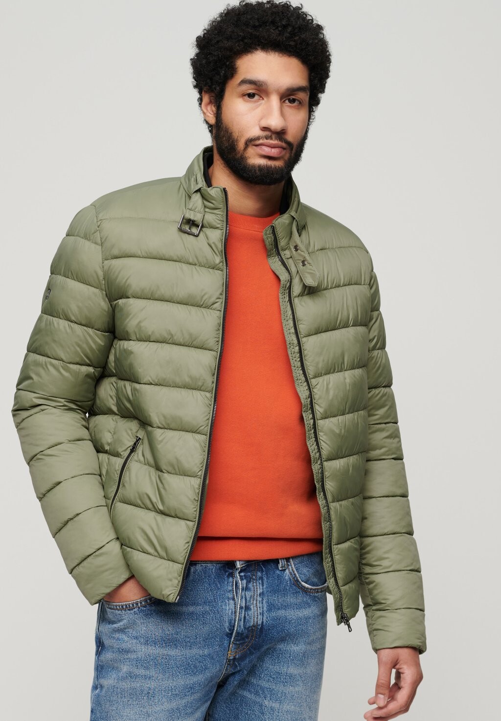 

Легкая куртка PADDED Superdry, цвет oil green