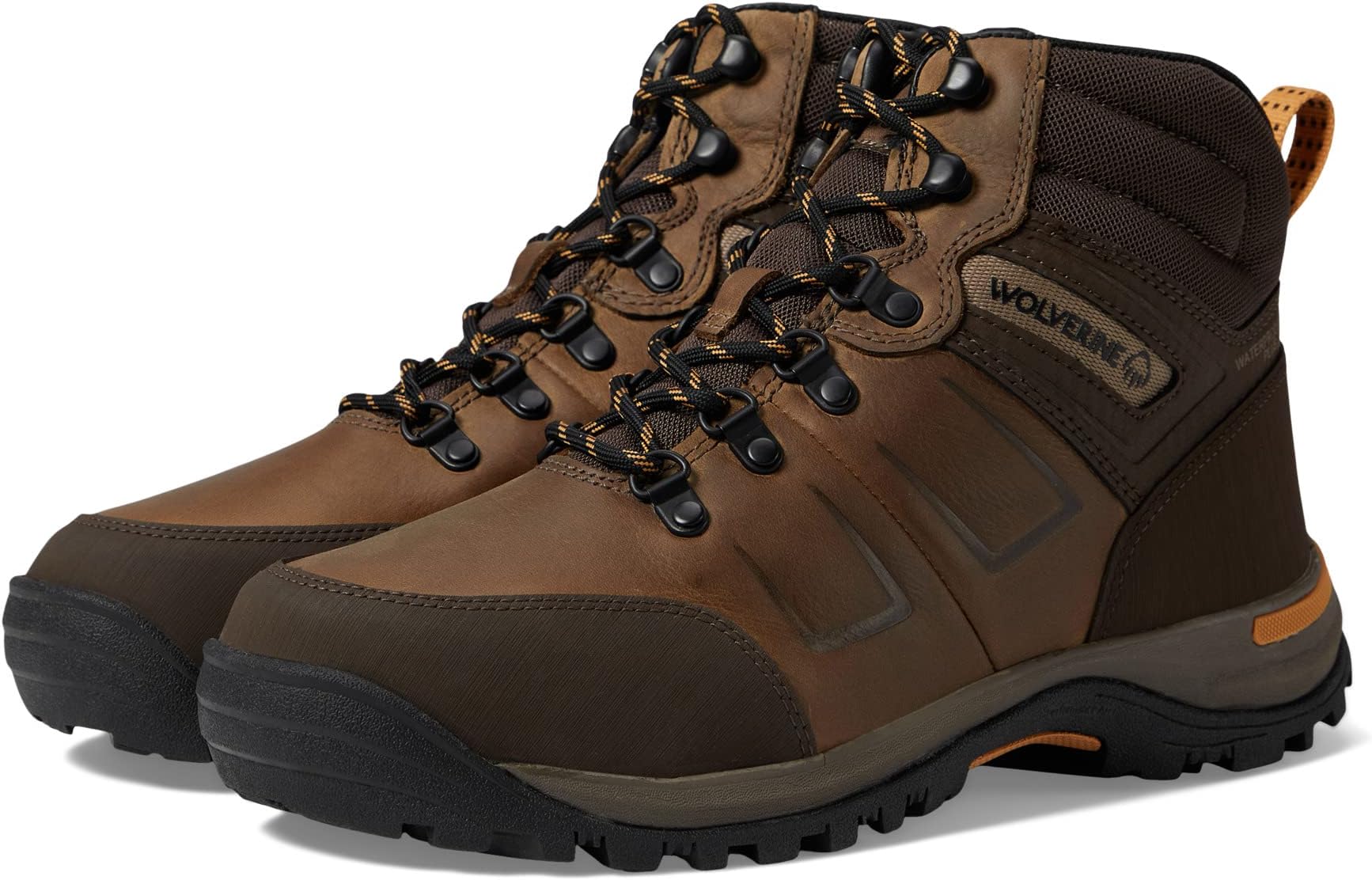 Рабочая обувь водонепроницаемая со стальным носком Chisel 2 Steel Toe Waterproof Hiker Wolverine, цвет Gravel