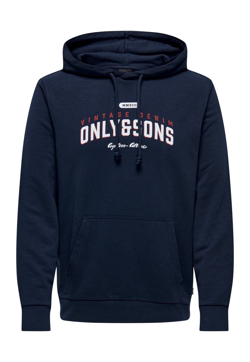 

Толстовка ONLY Hoodie 'Lenny Reg Vintage', темно-синий