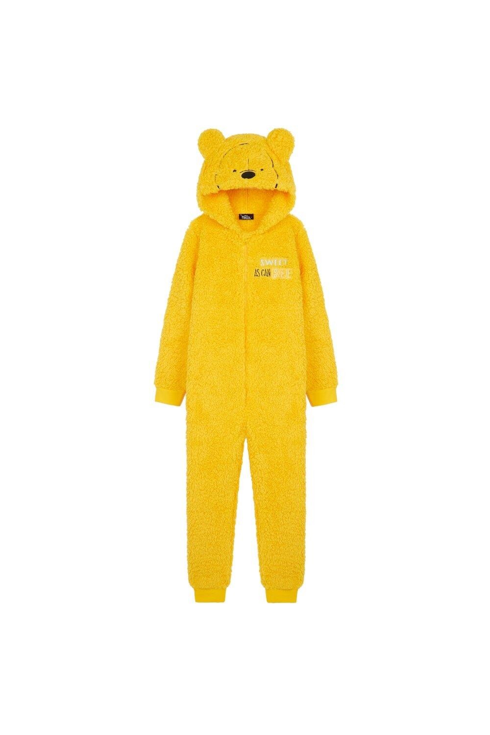 

Уютный флисовый комбинезон Winnie The Pooh Disney, желтый