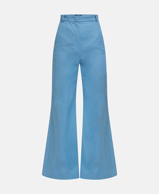 

Льняные брюки Max Mara, синий