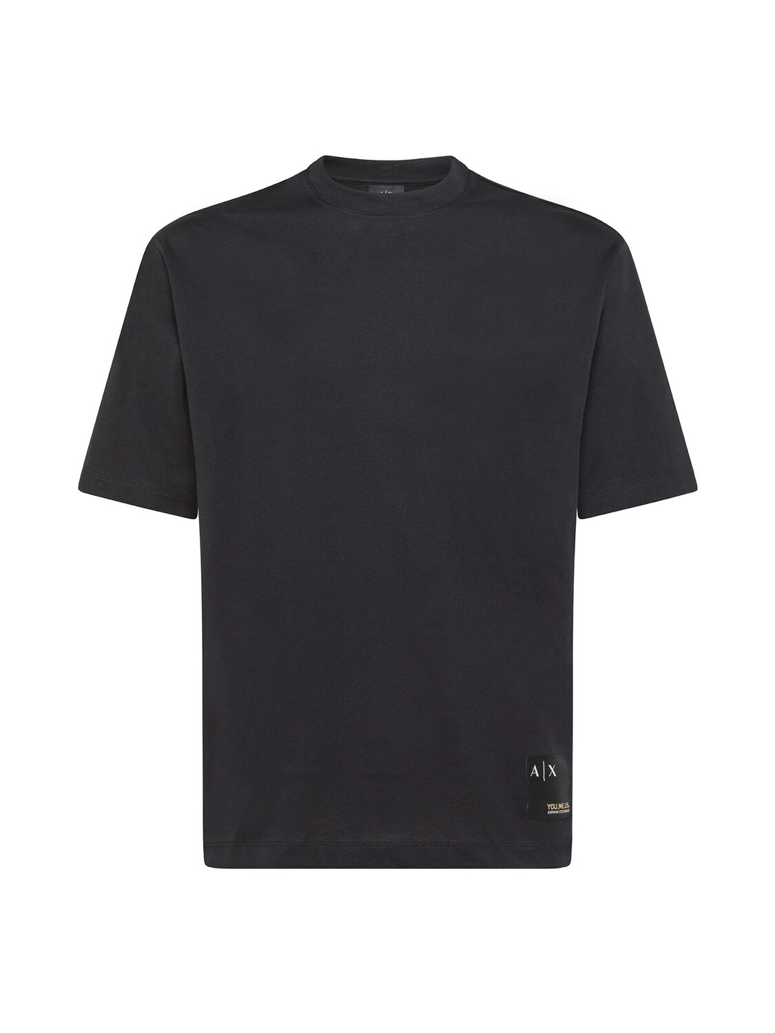 

Armani Exchange хлопковая футболка с круглым вырезом, черный