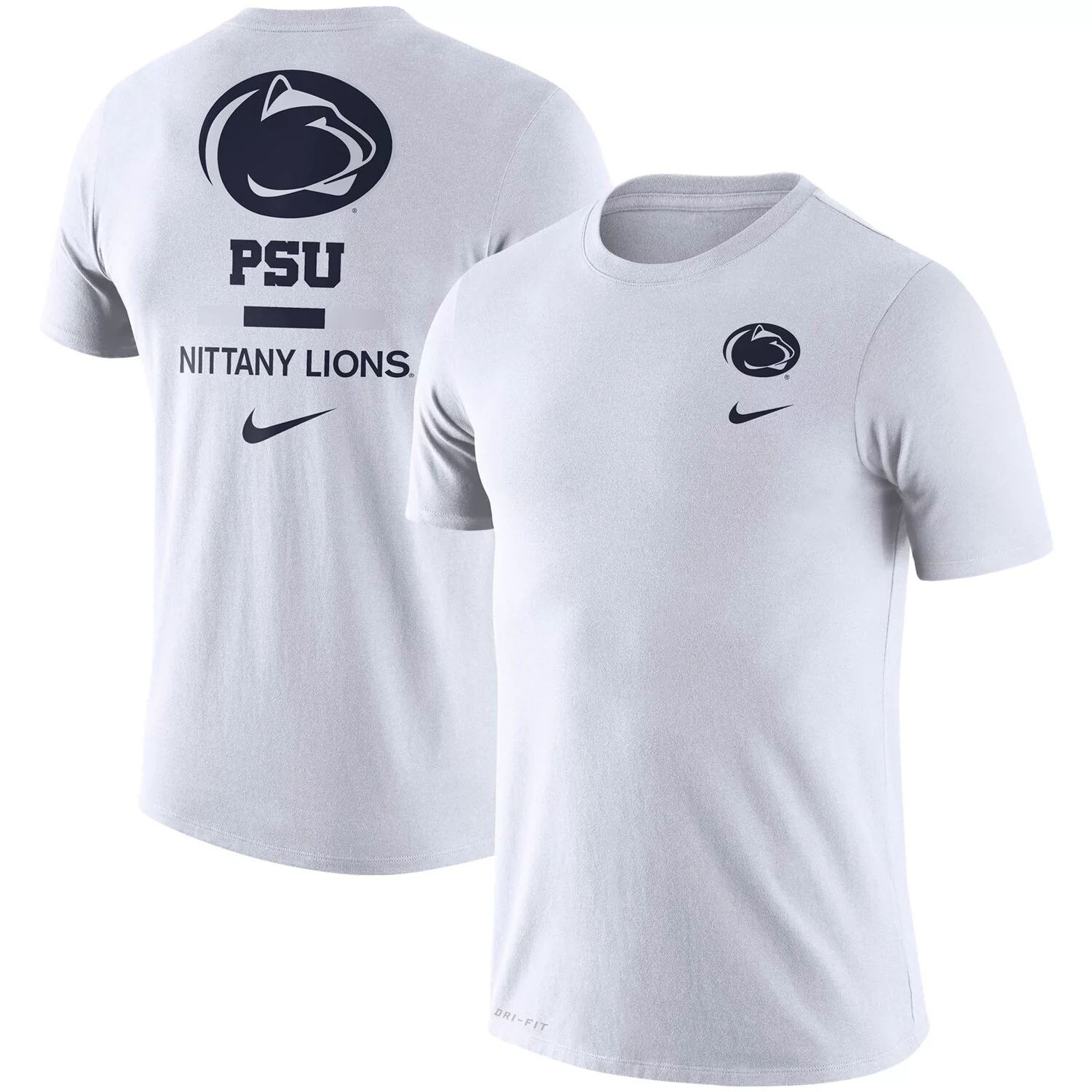 

Мужская белая футболка с логотипом Penn State Nittany Lions DNA Nike, Белый