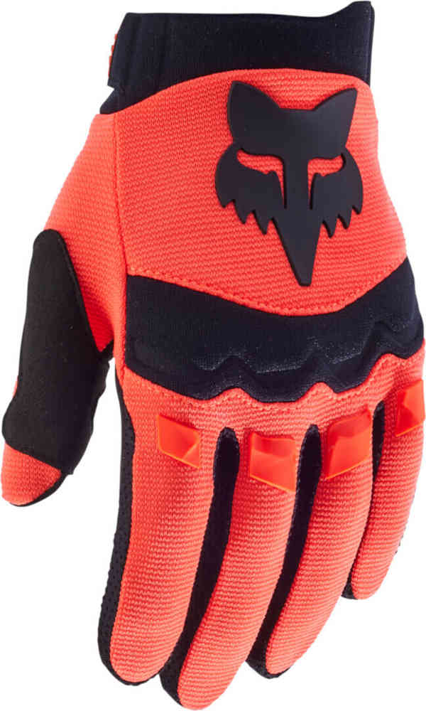 Молодежные перчатки для мотокросса Dirtpaw 2023 FOX, апельсин