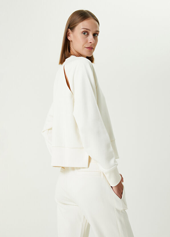 

Off-white толстовка с круглым вырезом и детальной отделкой Beymen