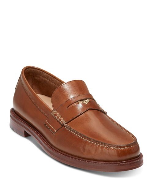 

Мужские американские классические пенни-лоферы без шнуровки Cole Haan, цвет Brown