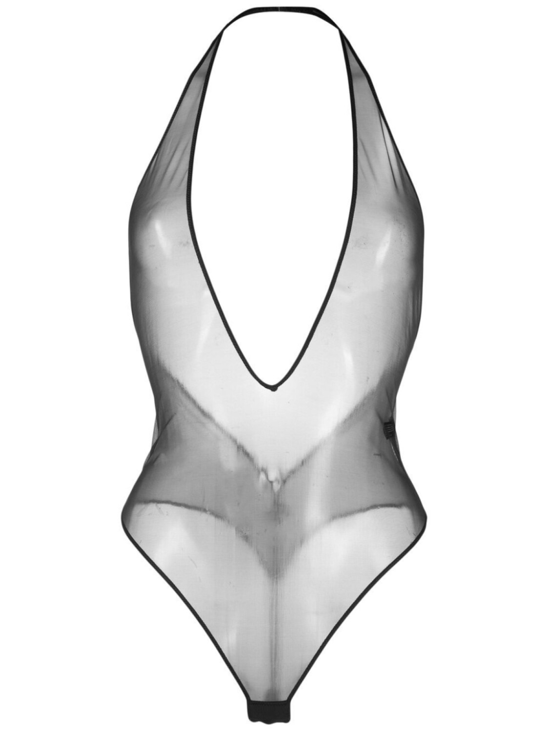 

Maison Close боди Bodystring с глубоким вырезом, черный