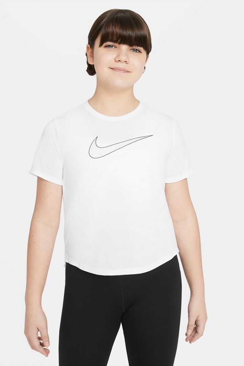

Тренировочная футболка с логотипом Dri-Fit Nike, белый