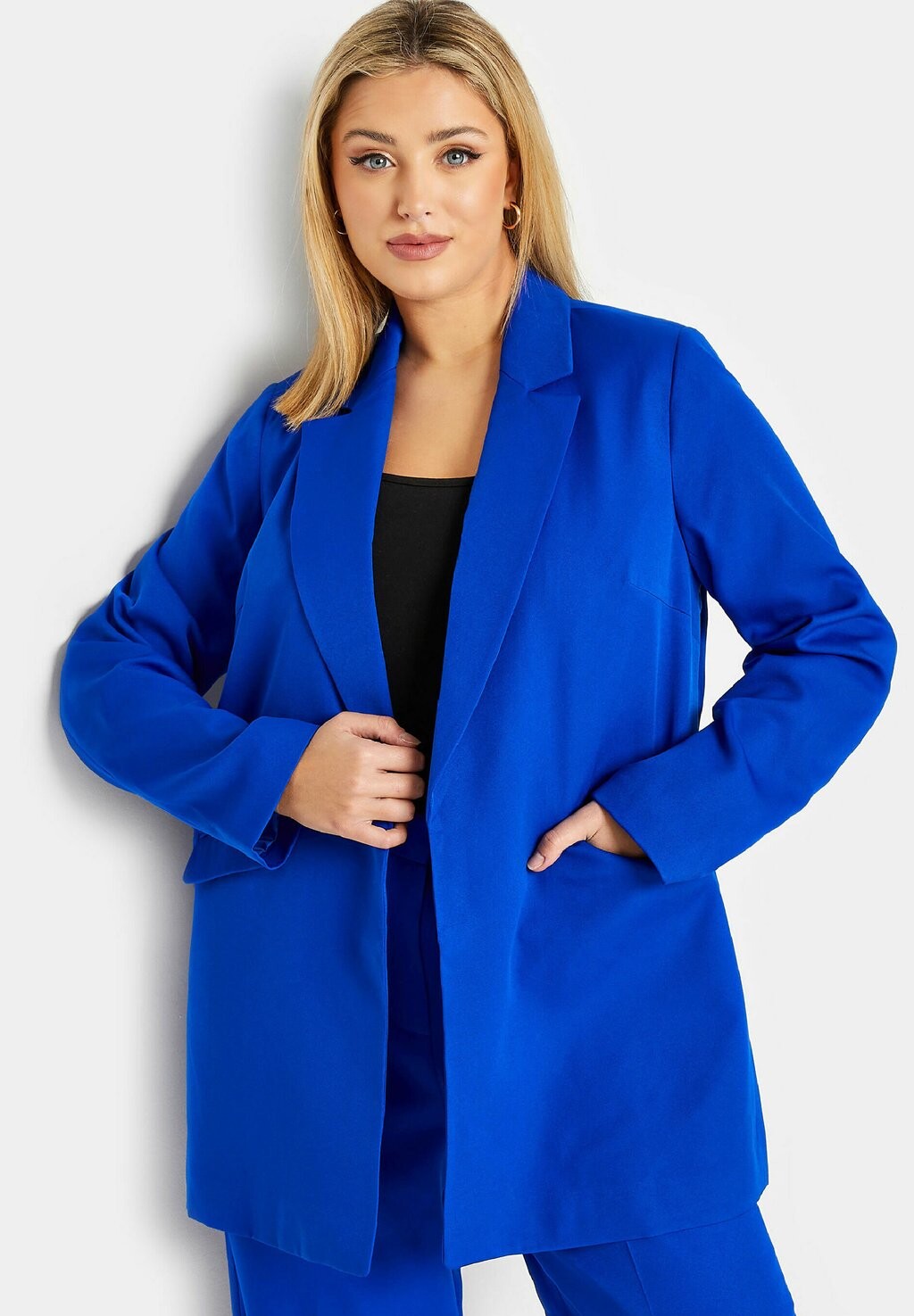

Короткое пальто Yours Clothing, синий