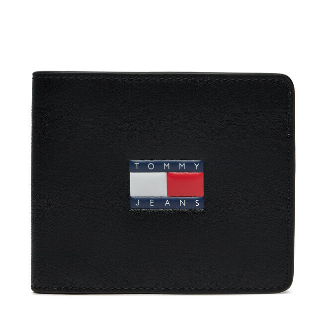 

Кошелек Tommy Jeans TjmHeritage Leather, черный