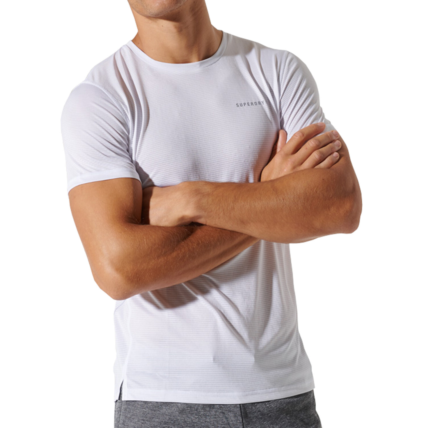 

Толстовка Superdry Training Active Tee, белый