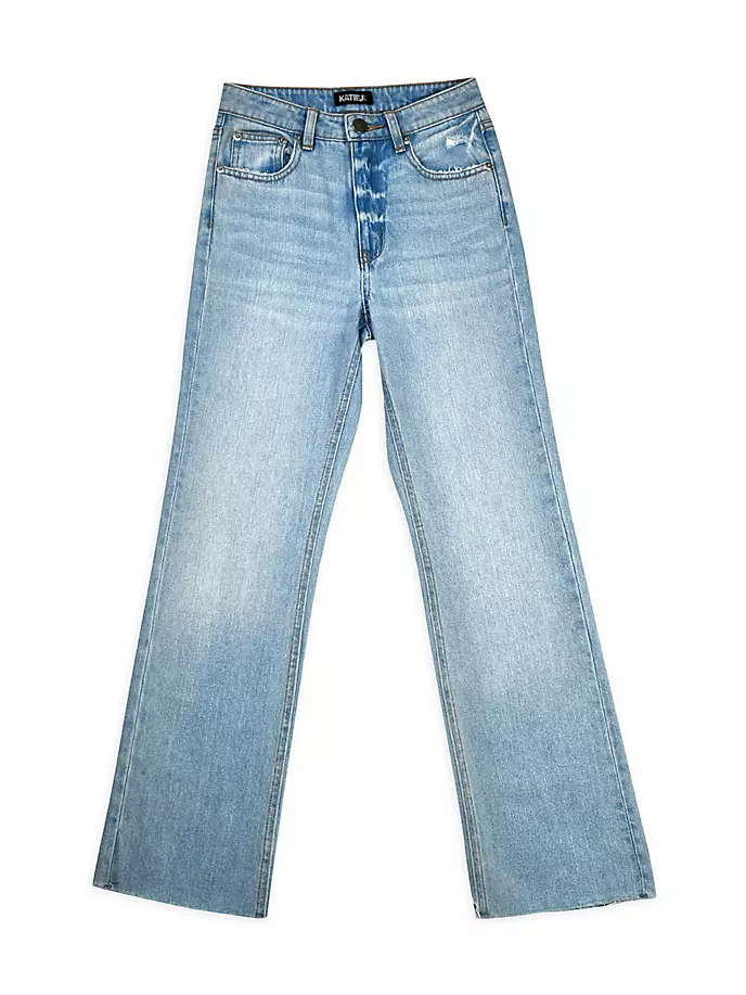 

Широкие джинсы для девочек Katiej Nyc, цвет light wash