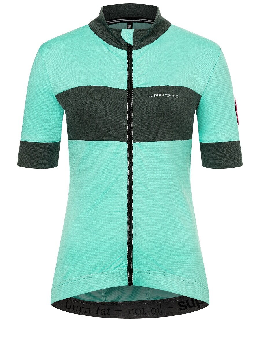 

Спортивная футболка super.natural Merino Fahrradtrikot, цвет mintgrün