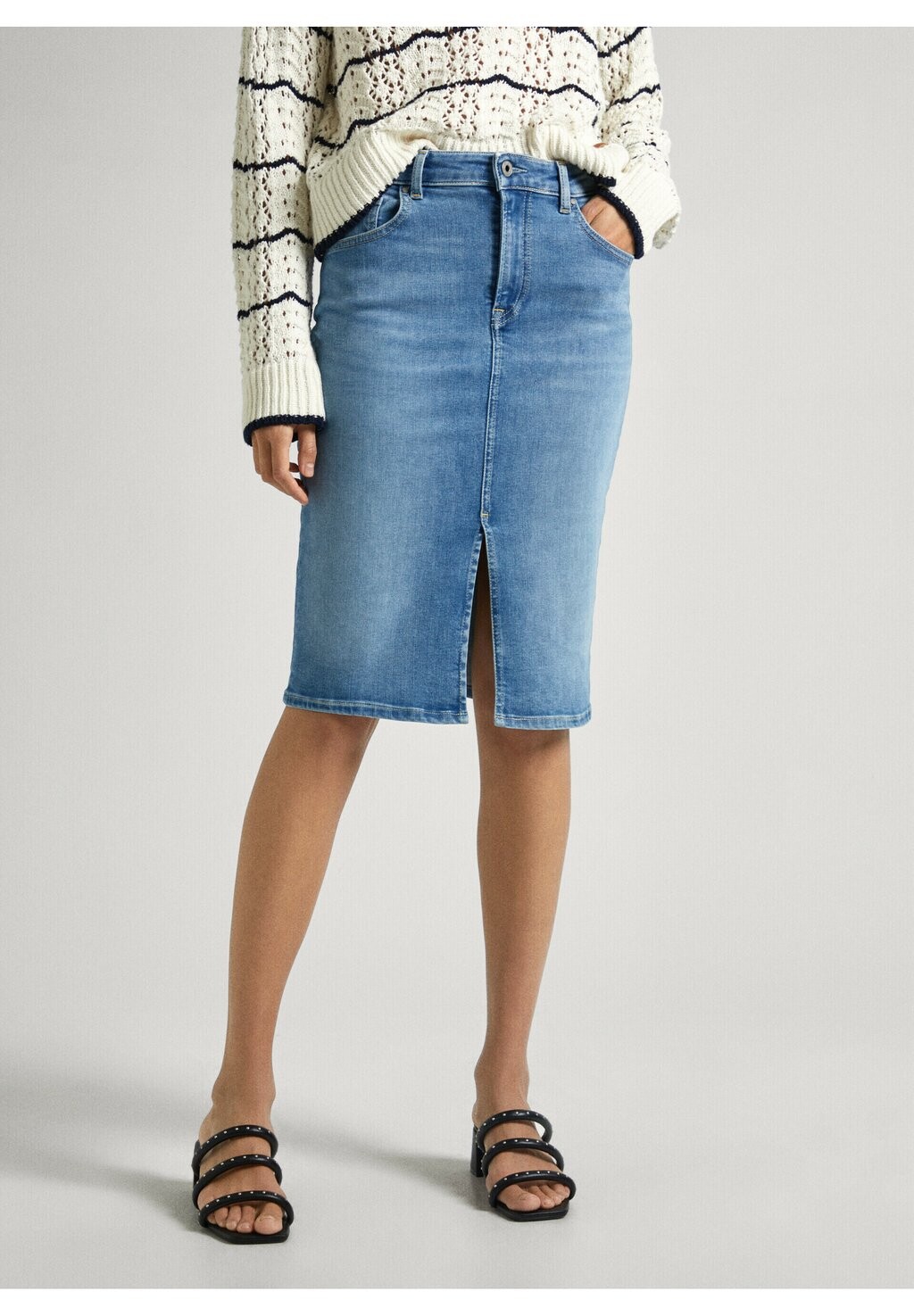 

Джинсовая юбка Pepe Jeans, цвет denim