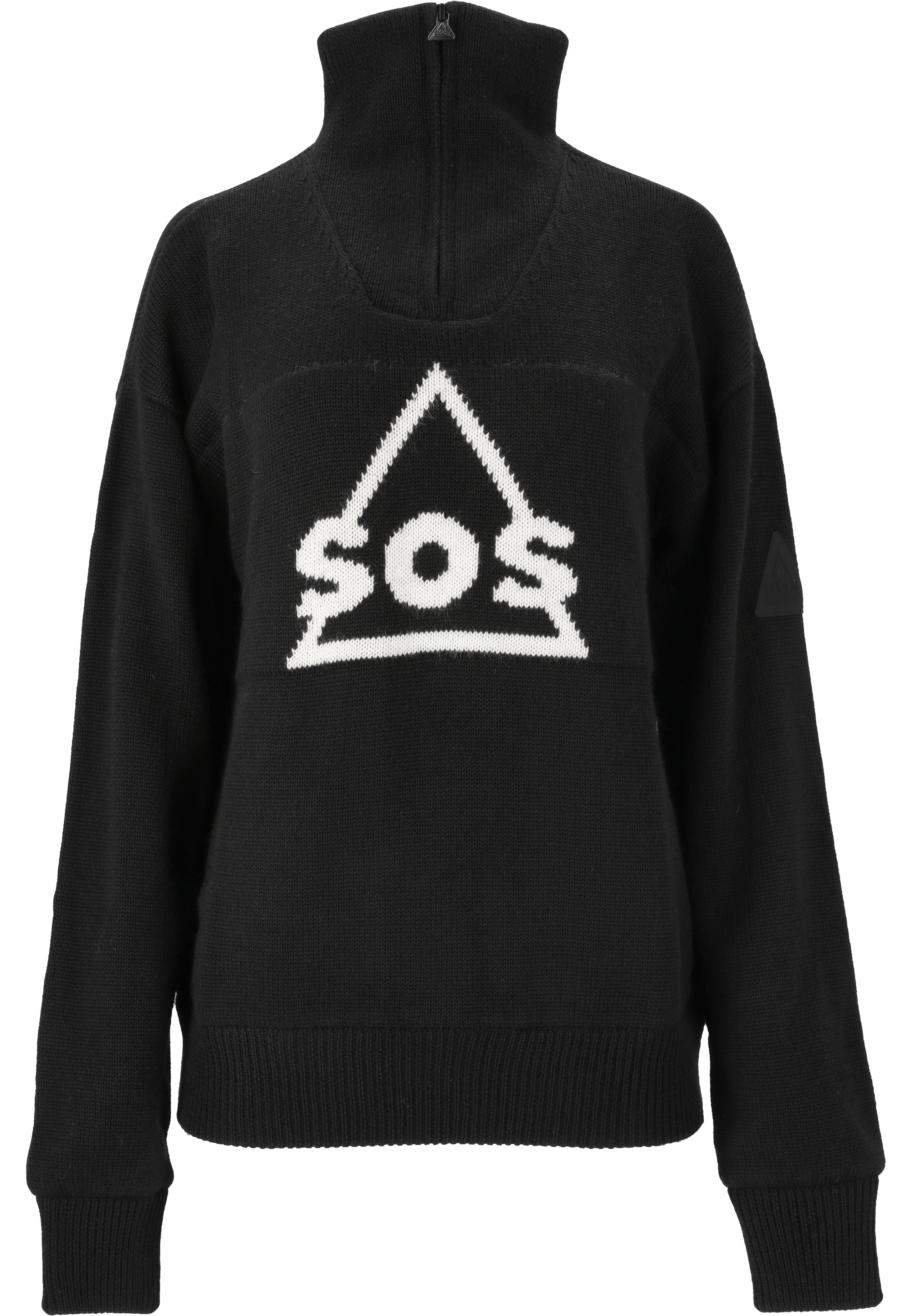 Пуловер SOS Tignes, цвет 1001 Black поло sos monviso цвет 1001 black