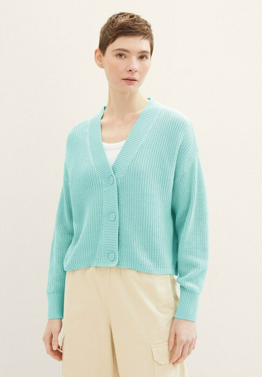 

Кардиган TOM TAILOR DENIM, цвет pastel turquoise