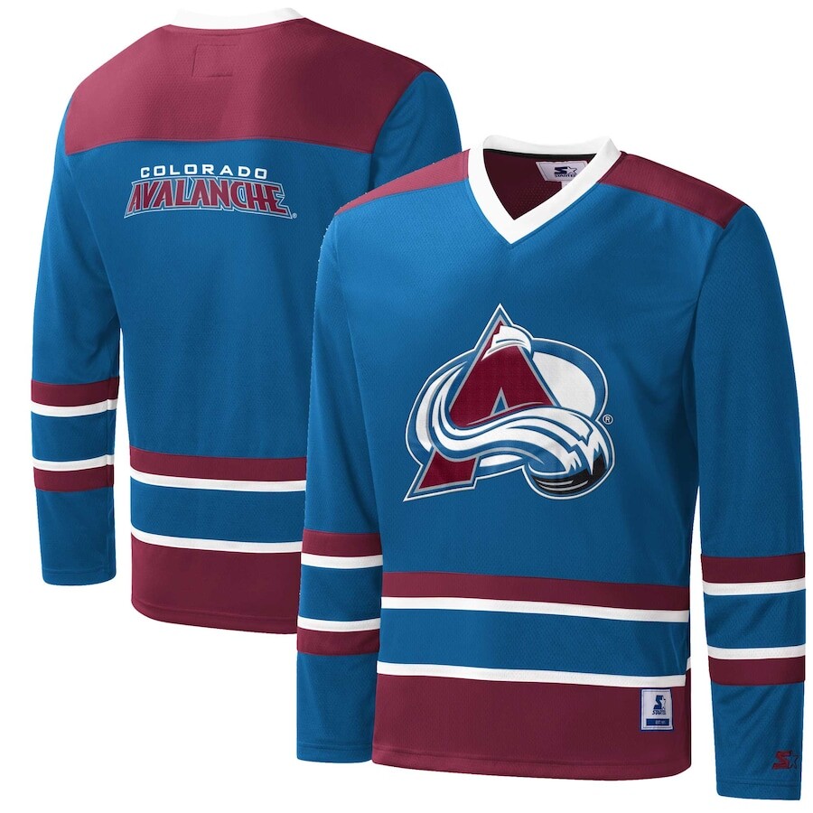 

Футболка с длинным рукавом Starter Colorado Avalanche, синий