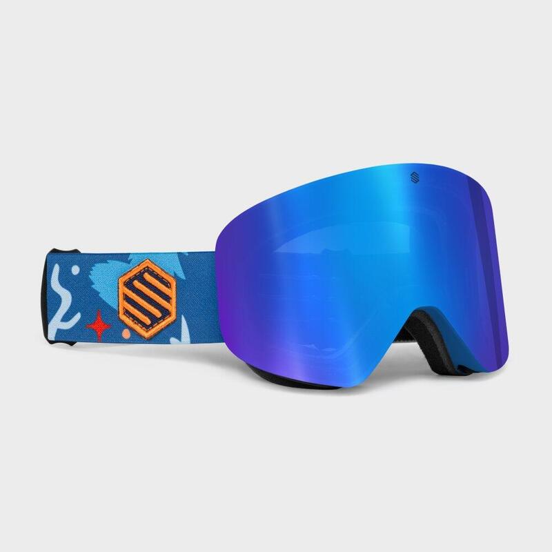 Детские лыжные очки для зимних видов спорта GX Kids Sprite SIROKO синие
