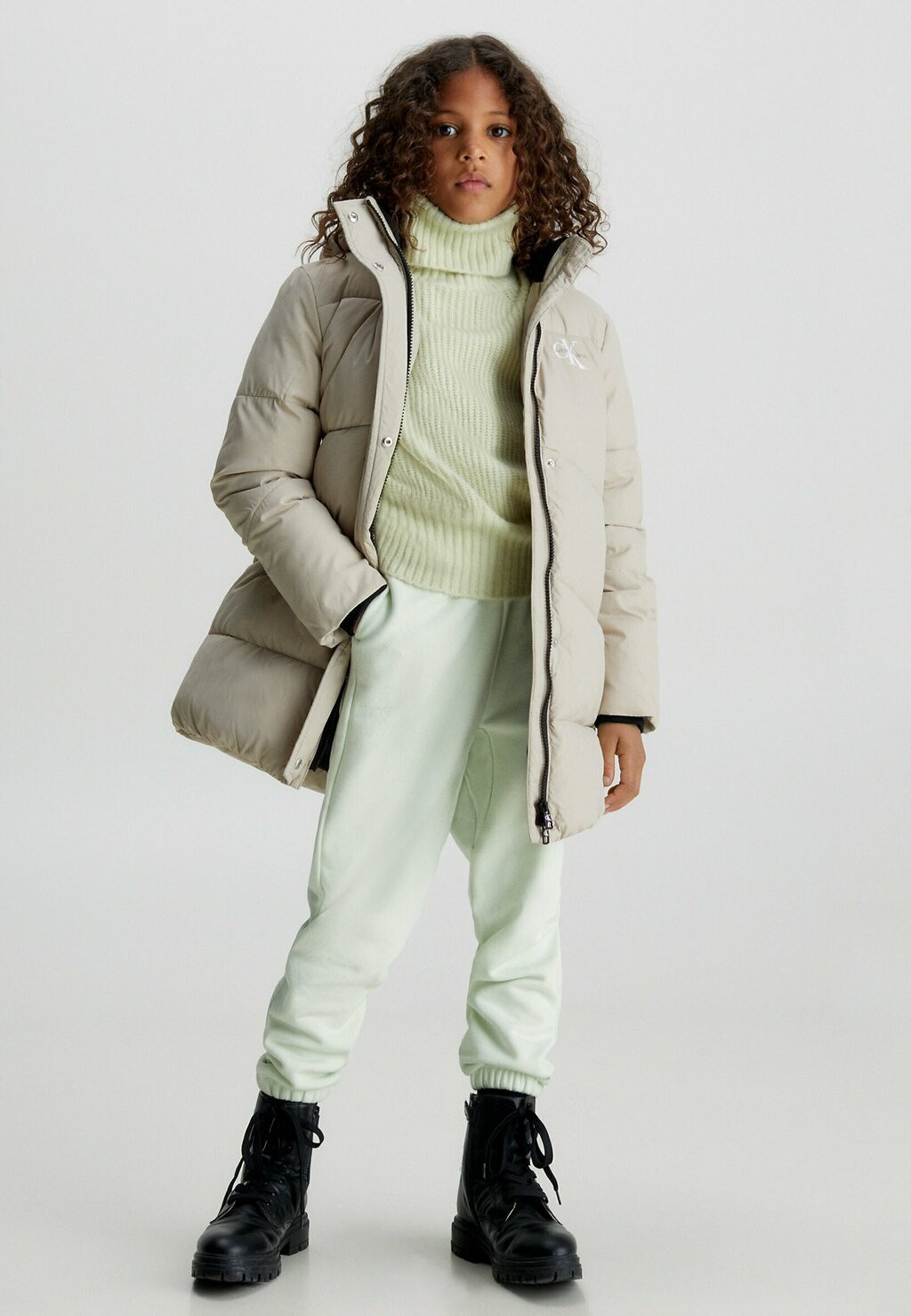 

Зимнее пальто LONG PUFFER COAT Calvin Klein Jeans, темно-коричневый