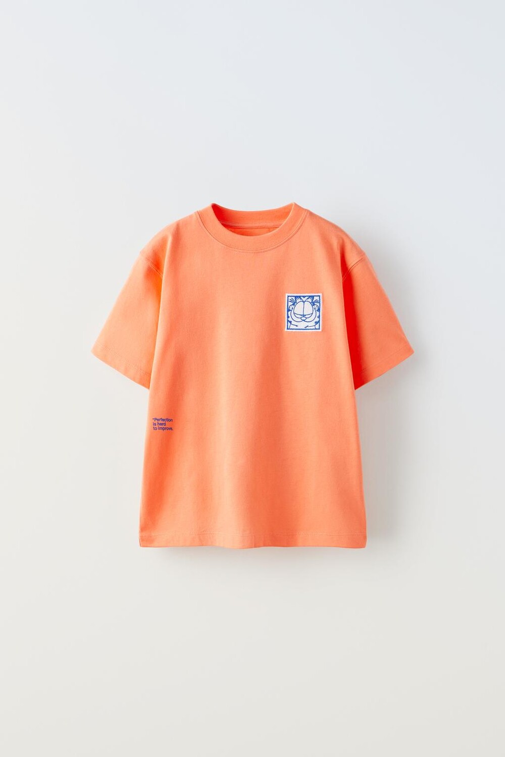 

Футболка с нашивкой garfield paws inc ZARA, апельсин