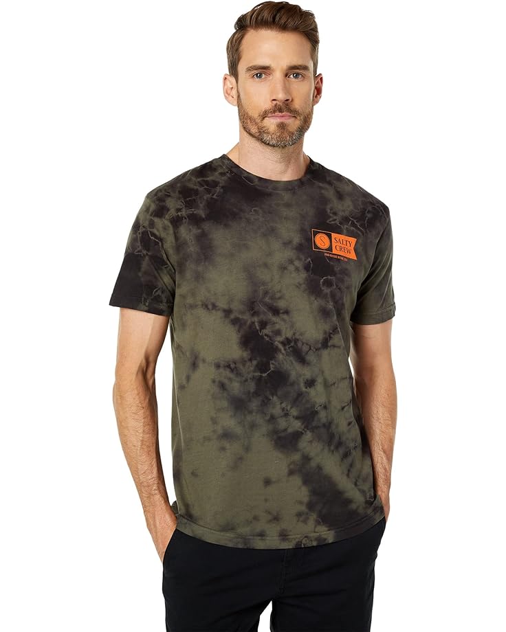 

Футболка Salty Crew Alpha Tie-Dye Short Sleeve Tee, цвет Camo