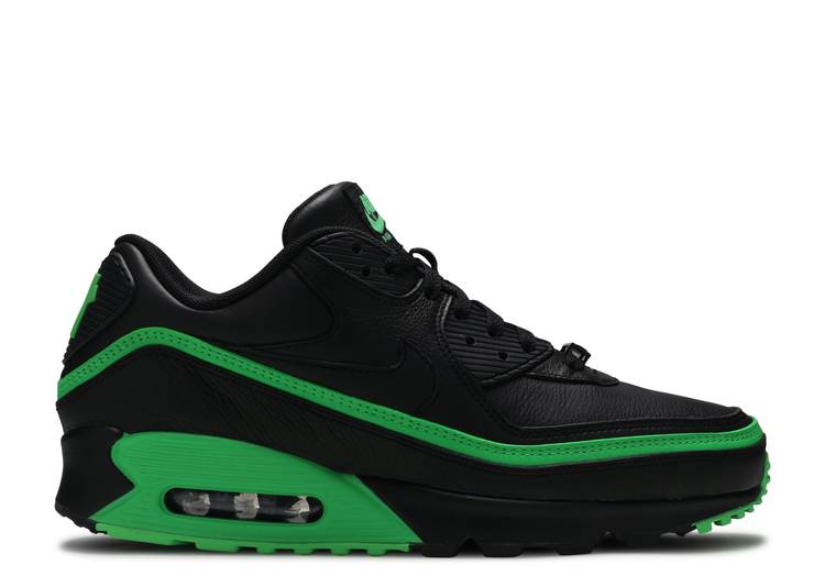 

Кроссовки Nike UNDEFEATED X AIR MAX 90 'BLACK GREEN SPARK', черный