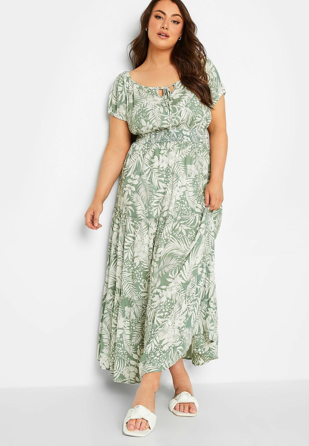 

Длинное платье Yours Clothing, зеленый