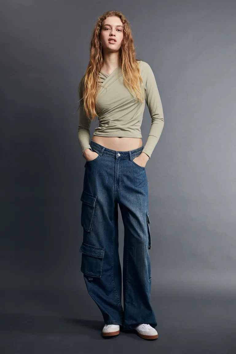 

Блузка из джерси transfer H&M, зеленый