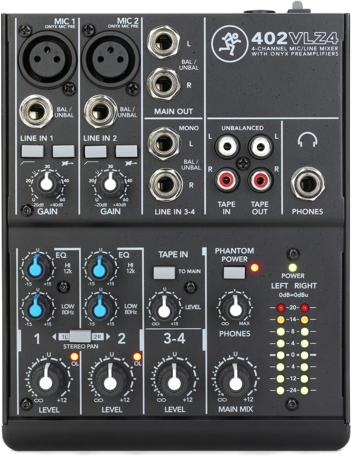 

Mackie 402VLZ4 4-канальный компактный аналоговый микшер