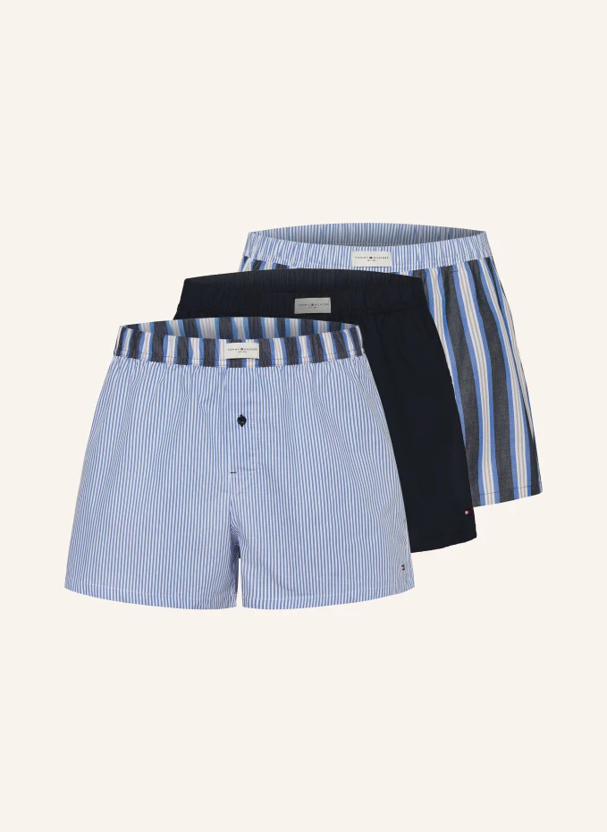 

Комплект из 3 тканых боксеров Tommy Hilfiger, синий