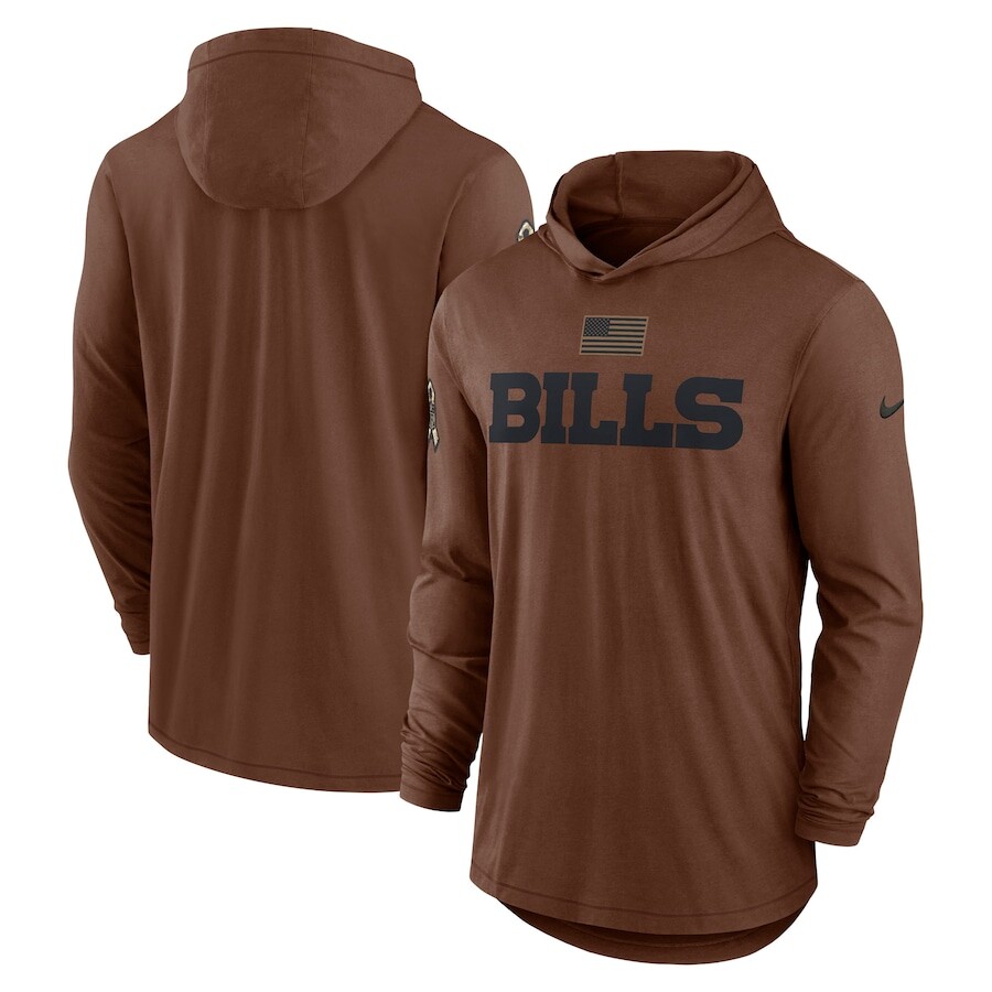 

Футболка с длинным рукавом Nike Buffalo Bills, коричневый